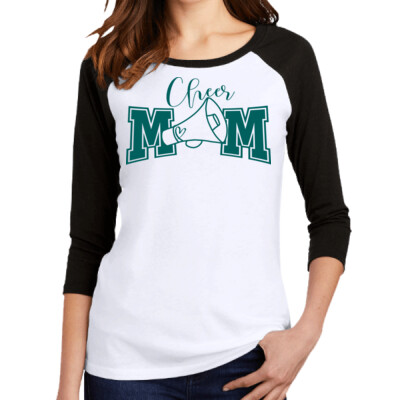 Cheer Mom 3/4 Sleeve Shirt (3 colors) Thumbnail