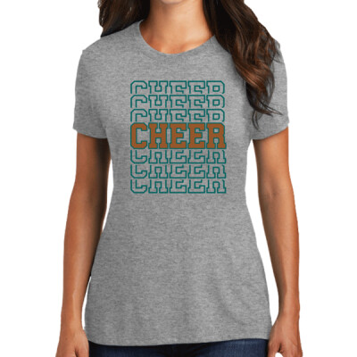 Cheer word stack Ladies Shirt (2 colors) Thumbnail