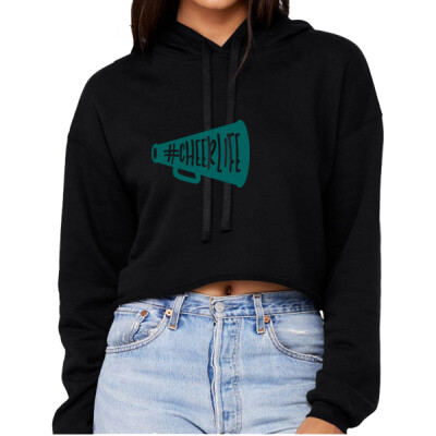 #Cheerlife cropped hoodie (2 colors)   Thumbnail