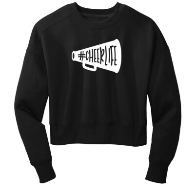 #Cheerlife Ladies Fleece Cropped Sweatshirt   Thumbnail